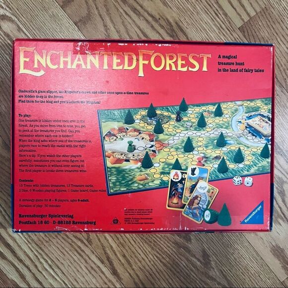 Vintage Ravensburger Enchanted Forrest Board Game Fairy Tale - Picture 5 of 16